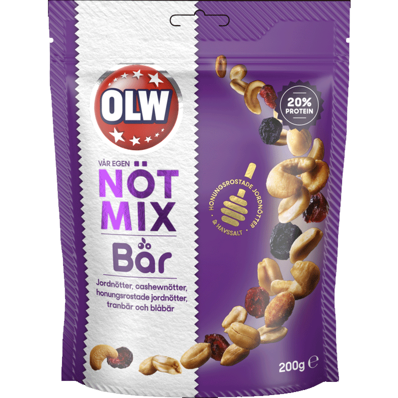 OLW Nut Mix Berry - 200 grammi
