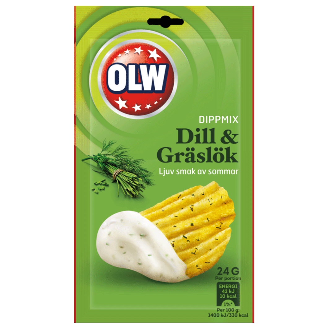 OLW Dip Mix Koperek i Szczypiorek - 24 gramy