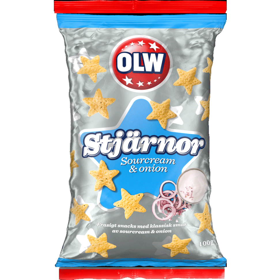 OLW Stars Panna Acida E Cipolla - 100 grammi
