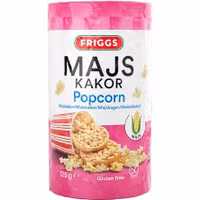 Friggs Corn Crackers, Popcorn - 125 grams