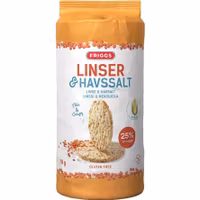 Friggs Corn Crackers, Lentils & Sea Salt - 78 grams