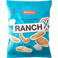 Friggs Corn Crackers Snack, Ranch - 40 grams