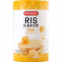 Friggs Rice Crackers, Cheese - 125 grams