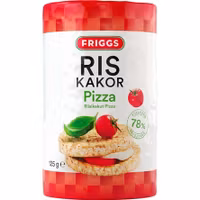 Friggs Rice Crackers, Pizza - 125 grams