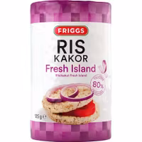 Friggs Rice Crackers, Fresh Island - 125 grams