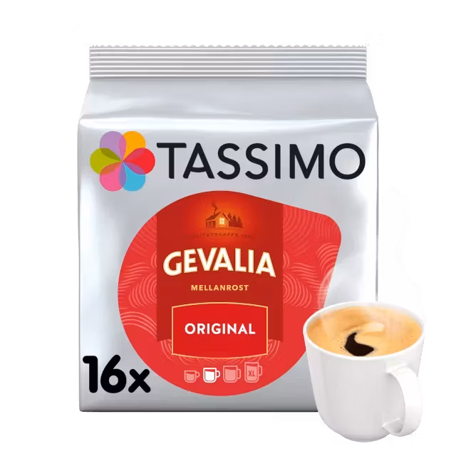 Gevalia Tassimo Original, tostatura media - 16 capsule