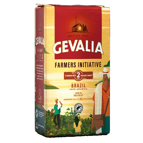 Iniciativa de agricultores de Gevalia Brasil, tostado medio - 425 gramos