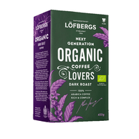 Löfbergs Next Generation Coffee Lovers Organic Dark Roast - 450 grams