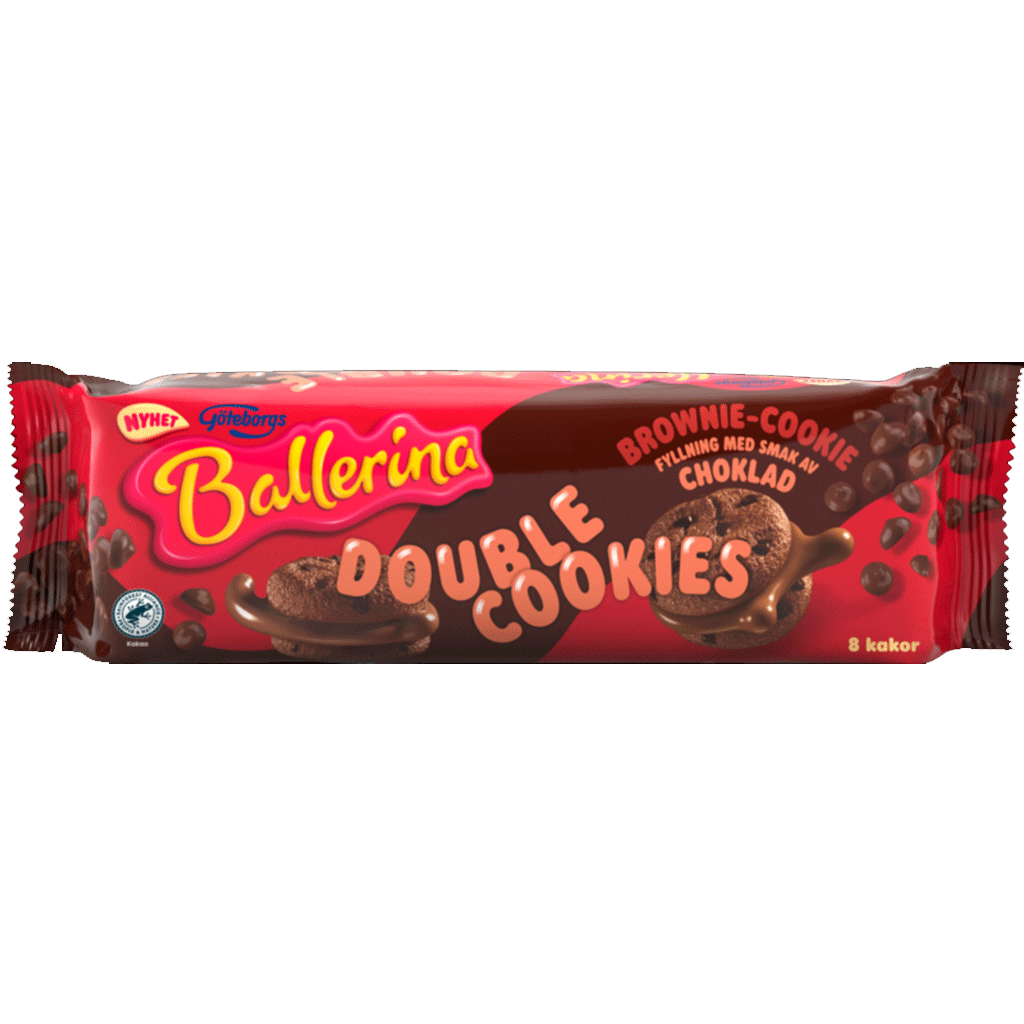 Brownie Double Biscuits Ballerine - 168 grammes