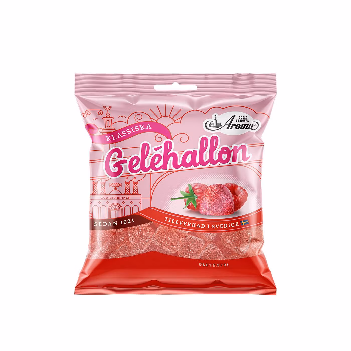 Aroma Gélehallon Lamponi gommosi - 80 grammi