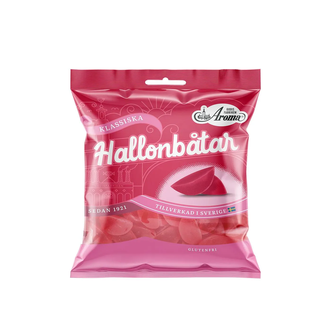 Aroma Raspberry Boats - 125 grams - Scandinavian Online Store