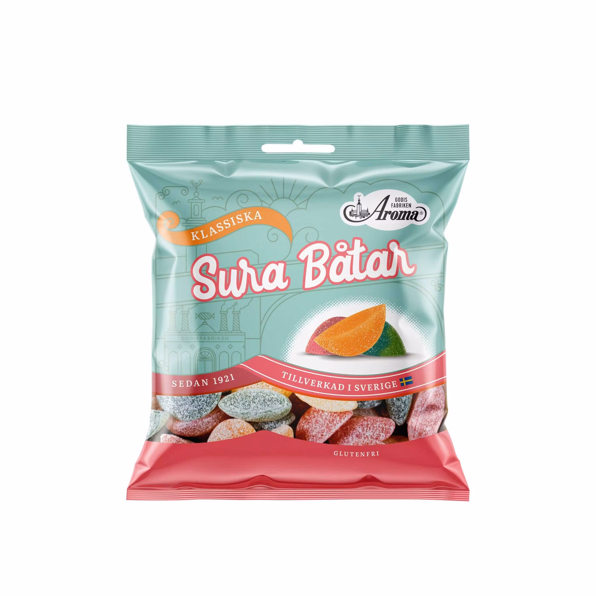 Barquitos de aroma agrio - 80 gramos