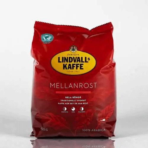 Lindvalls Kaffe Medium Roast, Whole Beans - 450 grams