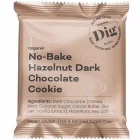 Galletas de chocolate negro y avellanas sin horno Dig - 30 g