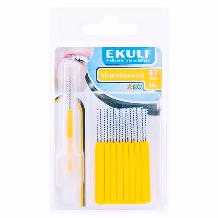 EKULF Interdental Toothbrush pH Professional 0,7mm - 18 pcs