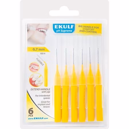 EKULF Interdental Toothbrush PH Supreme PH Supreme 0,7mm - 6 pcs