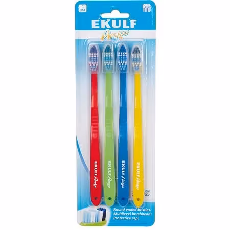 EKULF Amigo Tandenborstel - 4-pack