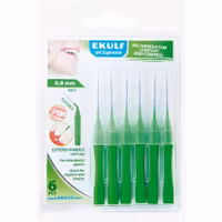 EKULF Interdental Toothbrush PH Supreme PH Supreme 0,8mm - 6 pcs