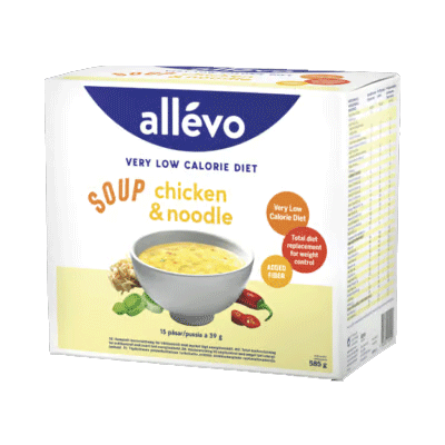 Soupe Allévo Poulet & Nouilles VLCD - 585 grammes