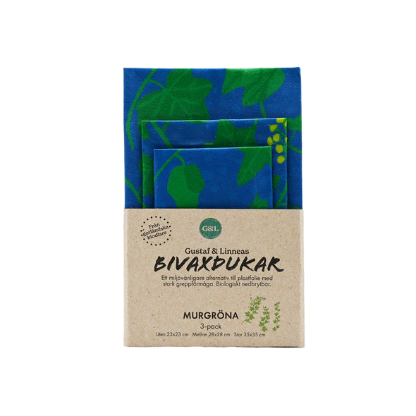 Gustaf & Linneas Beeswax Cloth, "Murgröna"