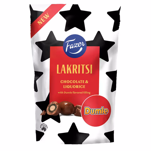 Fazer Lakritsi Choco Dumle - 135g