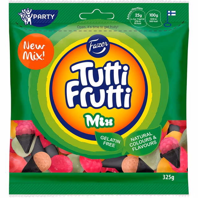 Fazer Tutti Frutti Mix natürlich – 325 Gramm