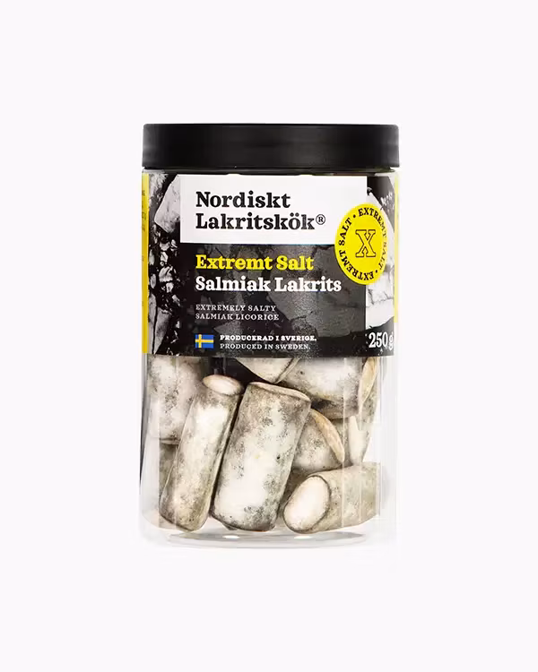 Nordiskt Lakritskök Estremamente Salato - 250 grammi