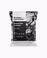 Nordiskt Lakritskök Extra Salty Licorice - 150 grams