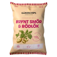 Gårdschips Brown Butter & Red Onion Chips - 150 grams