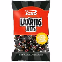 Toms Licorice Hits - 375 grams