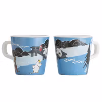Moomin Mug "Forest & Lake", Blue - 84 grams