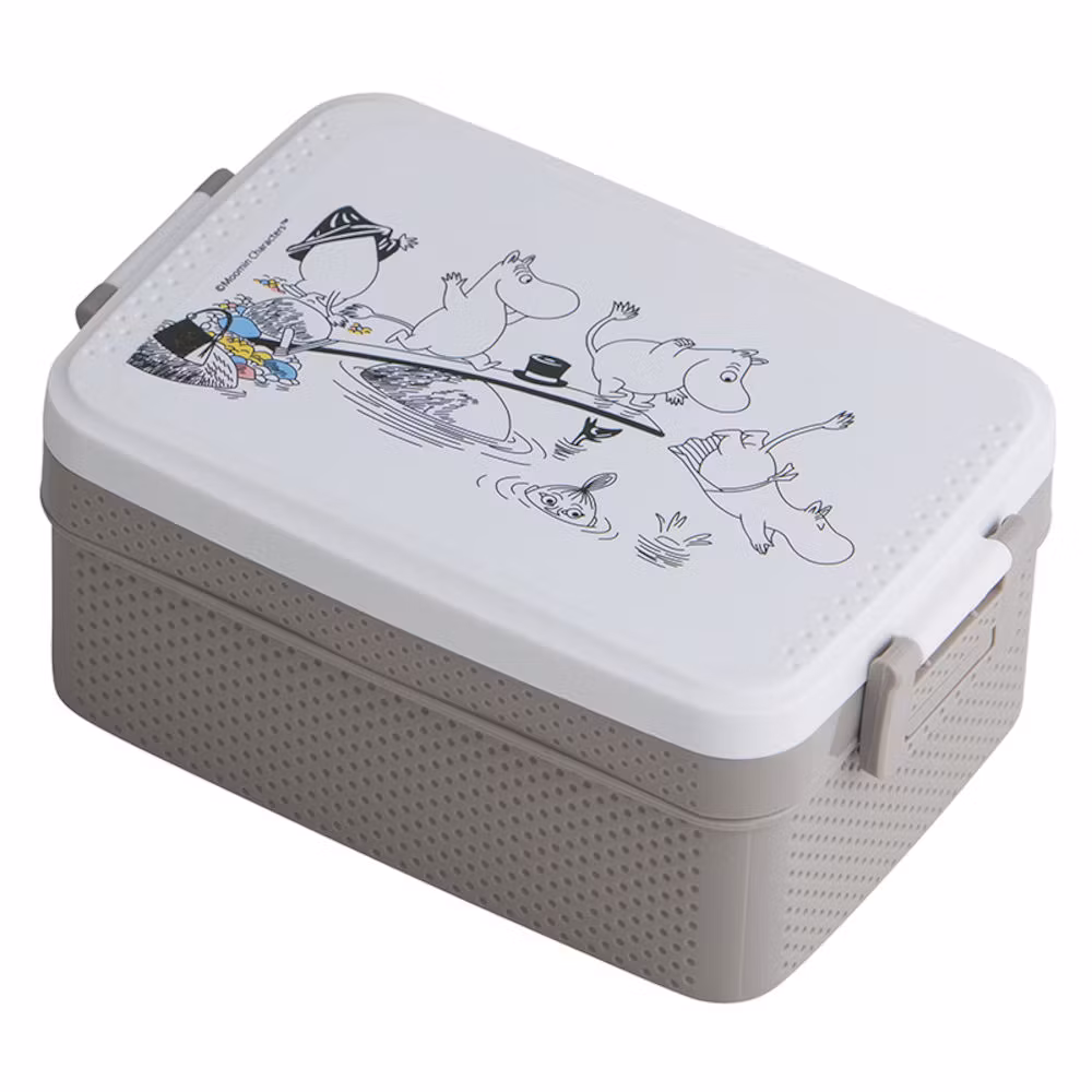 Mumin-Lunchbox, Grau
