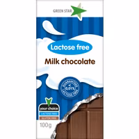 Green Star Lactose Free Milk Chocolate - 100 grams