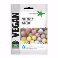 Green Star Vegan Super Sour - 100 grams