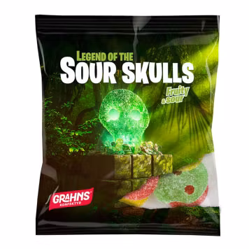 Grahns Legend of the Sour Skulls - 50 grams