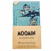 Gustaf & Linneas x Moomin Beeswax Cloth, "In winterland"