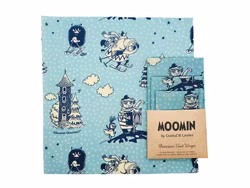 Gustaf & Linneas x Moomin Beeswax Cloth, "In winterland"