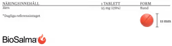 BioSalma Iron chelate - 120 tablets
