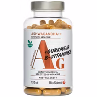 BioSalma Ashwagandha, Turmeric & B vitamins - 120 capsules