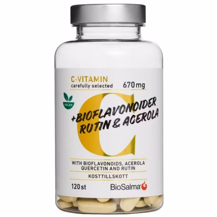 BioSalma Vitamina C y Bioflavonoides - 120 comprimidos