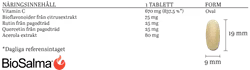 BioSalma Vitamin C & Bioflavonoids - 120 tablets