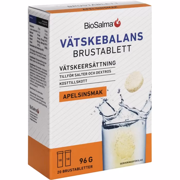BioSalma Fluid Balance Sinaasappel - 20 bruistabletten