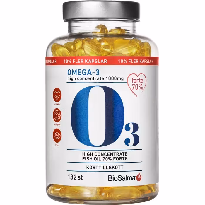 BioSalma Omega-3 Forte 70% 1000 mg - 132 capsule