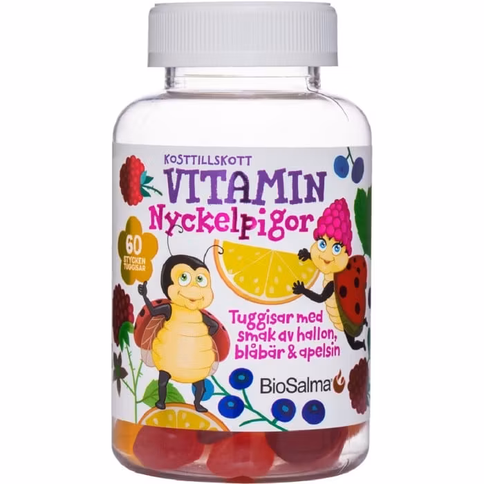 BioSalma Ladybug Multivitamin - 60 chewable tablets