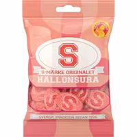 S-märke Sour Raspberry - 80 grams