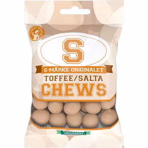S-märke Chews Salty Toffee - 70 grams