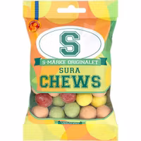 S-märke Chews Sour - 70 grams