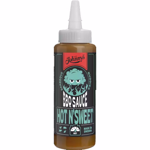 Johnny's BBQ-saus Hot N' Sweet - 295 gram