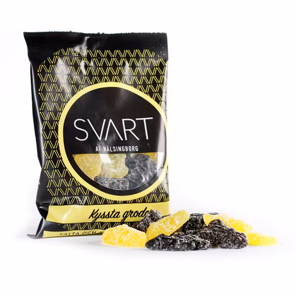 Svart Af Hälsingborg "Kyssta Grodor" Sour & Salty - 150 grams