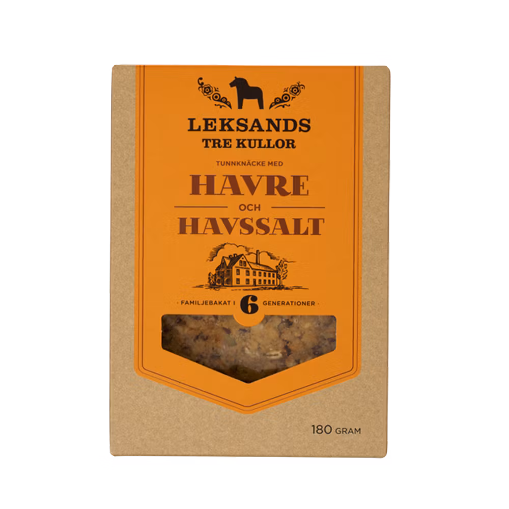 Leksands Tre Kullor, Avena e Sale Marino - 180 grammi